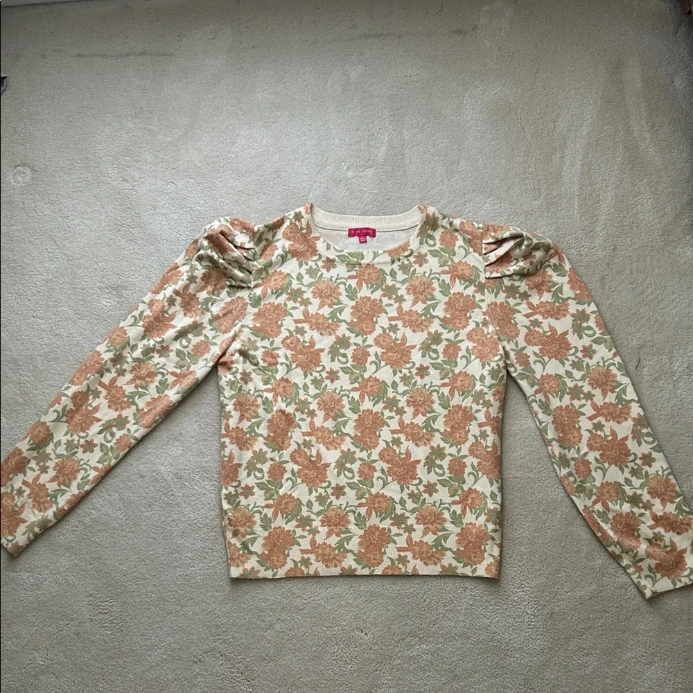 Floral Fall Sweater - Picture 1 of 7
